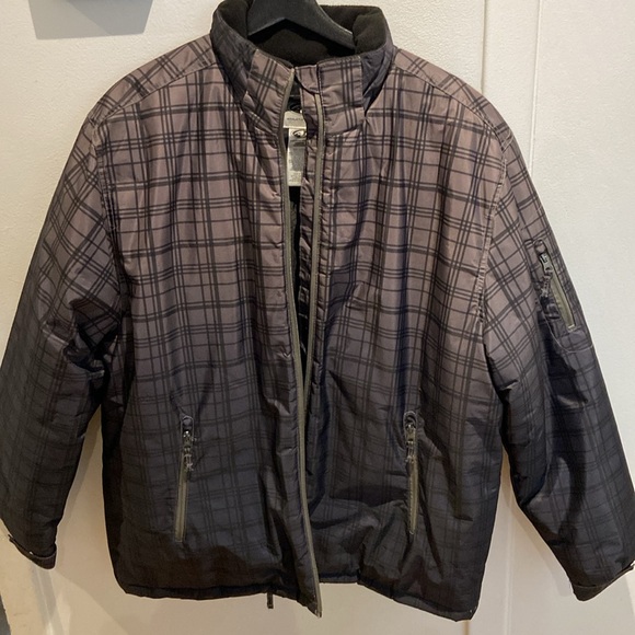 🕕🌠Athletic Works Gray Gradient Hooded Winter Coat - Picture 5 of 15